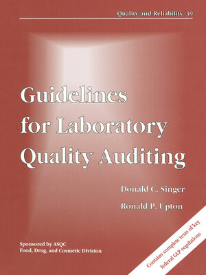 cover image of Guidelines for Laboratory Quality Auditing